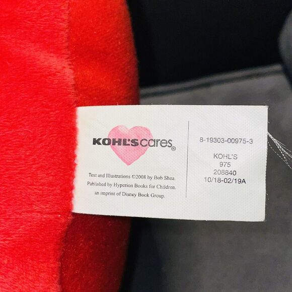 Kohls Cares Plush Dinosaur Tyrannosaurus Bedtime Bob Shea Stuffed TRex 11" - Picture 7 of 9